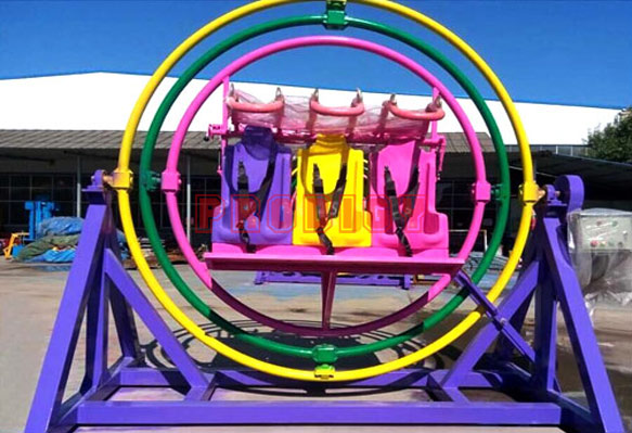 2/4/6P Human Gyroscope Ride