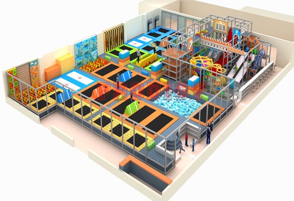 Indoor Playground Trampoline Park