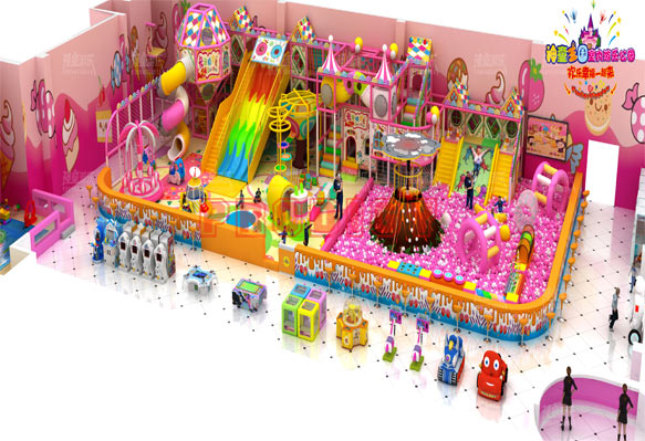 Candy Theme Outdoor Playground