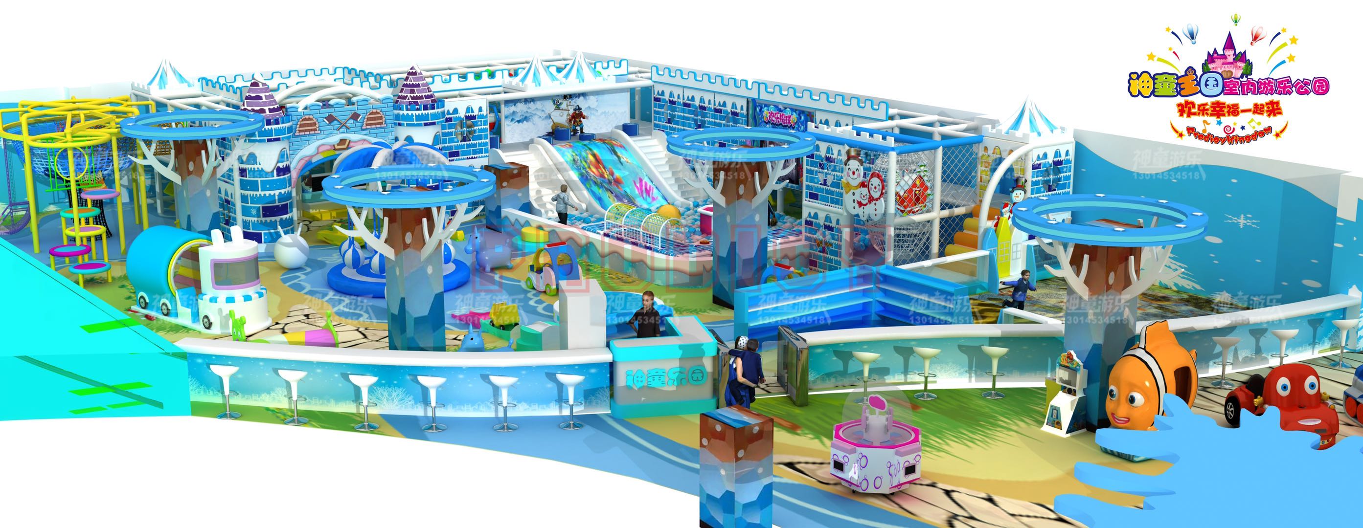 Ice Snow Theme Outdoor Playground