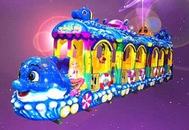 Ocean trackless Train 